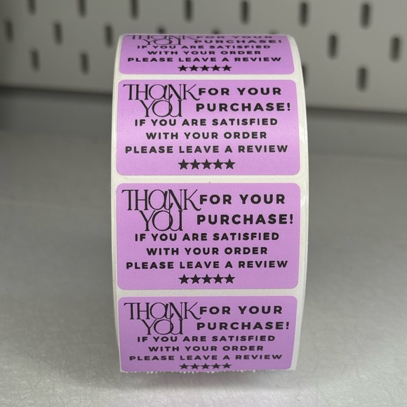 Thank you sticker , please leave a 5 start review , thank you for your purchase - Picture 7 of 11